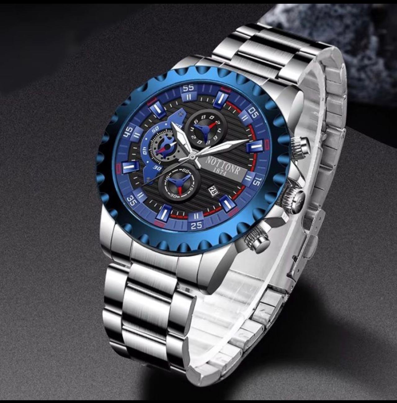 NOTIONR 1874 Men's Quartz Chronograph Watch Inv #3035