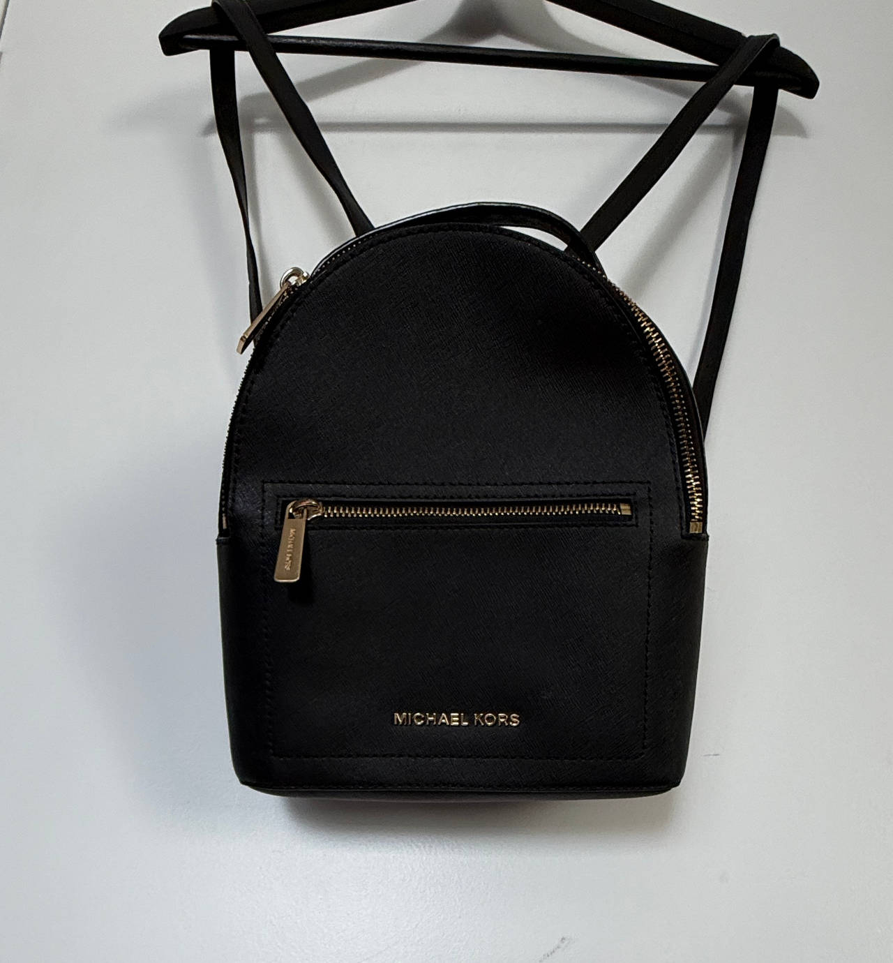 Michael Kors Rhea Small Saffiano Leather Backpack. In excellent condition,