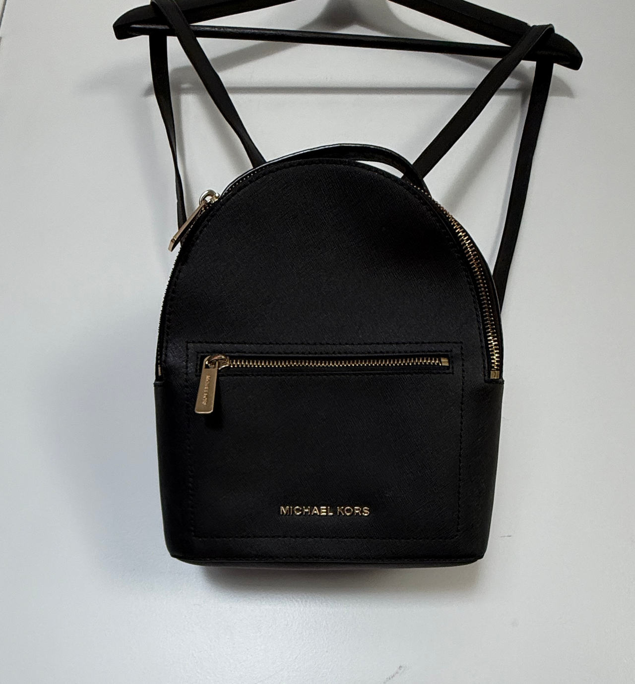 Michael Kors Rhea Small Saffiano Leather Backpack. In excellent condition,