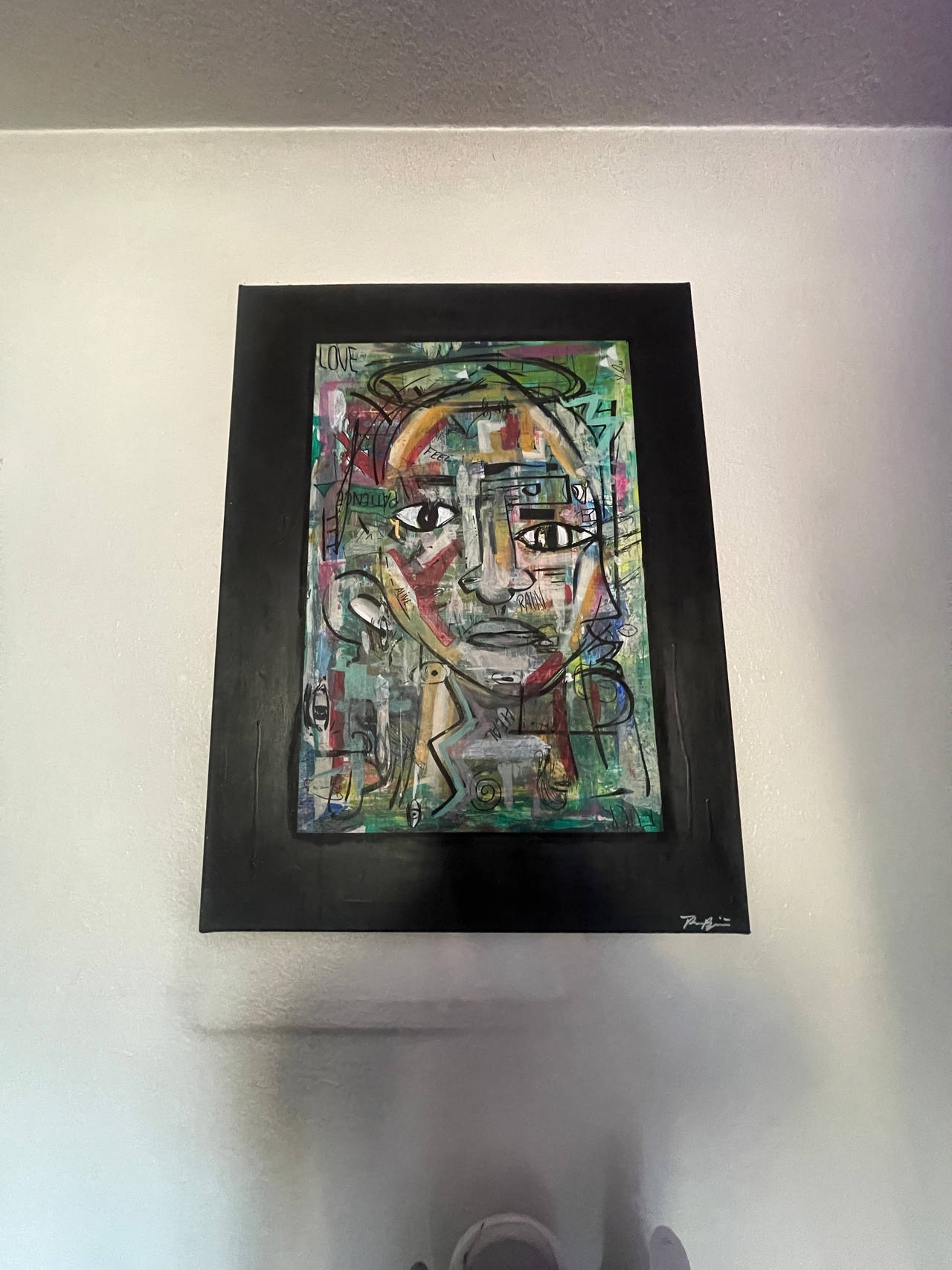 Abstract Portrait Painting