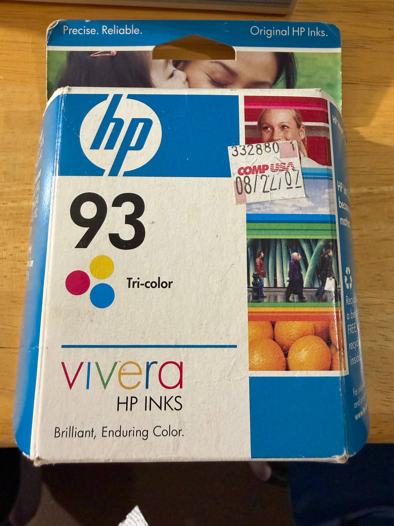 HP 93 Tri-color Ink Cartridge (C9361WN)