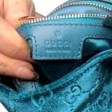 Gucci Jackie 1961 Small Velvet Shoulder Bag – Teal - Image 6