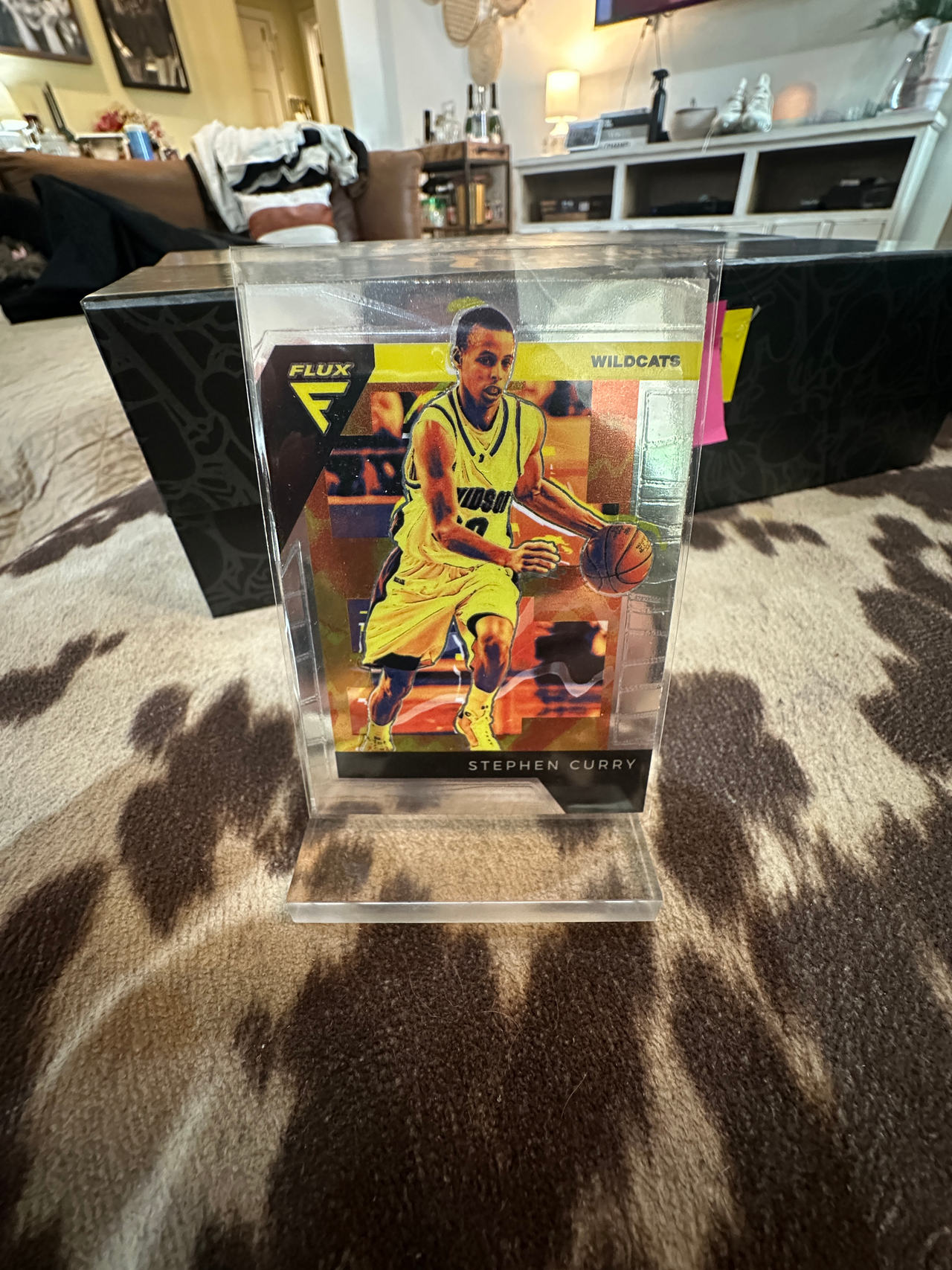 Panini Flux Stephen Curry Davidson Wildcats Basketball Card