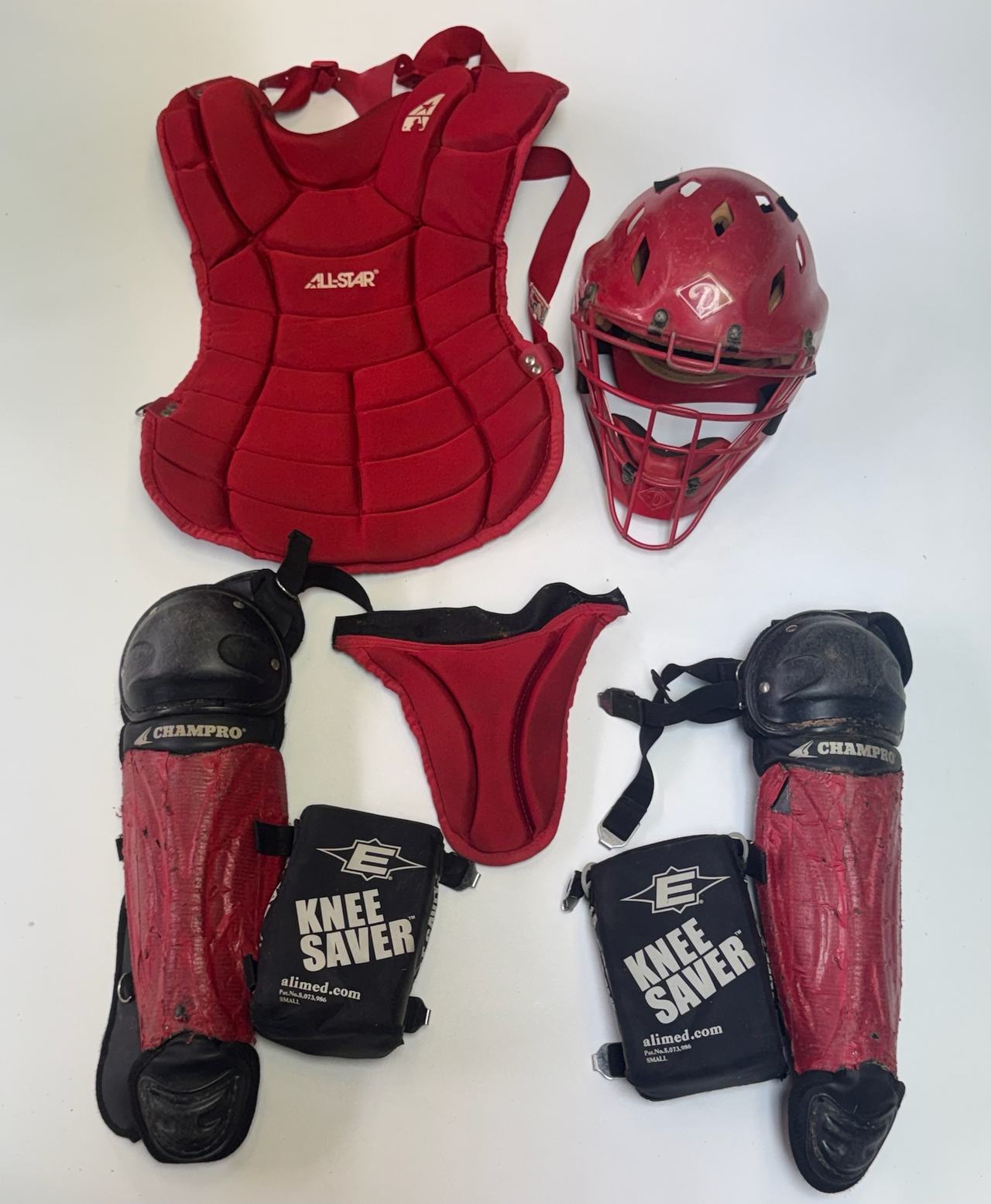 Youth softball Catchers Gear Set