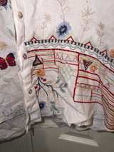 Johnny Was Aravis Paneled Oversized Shirt Medium - Image 6