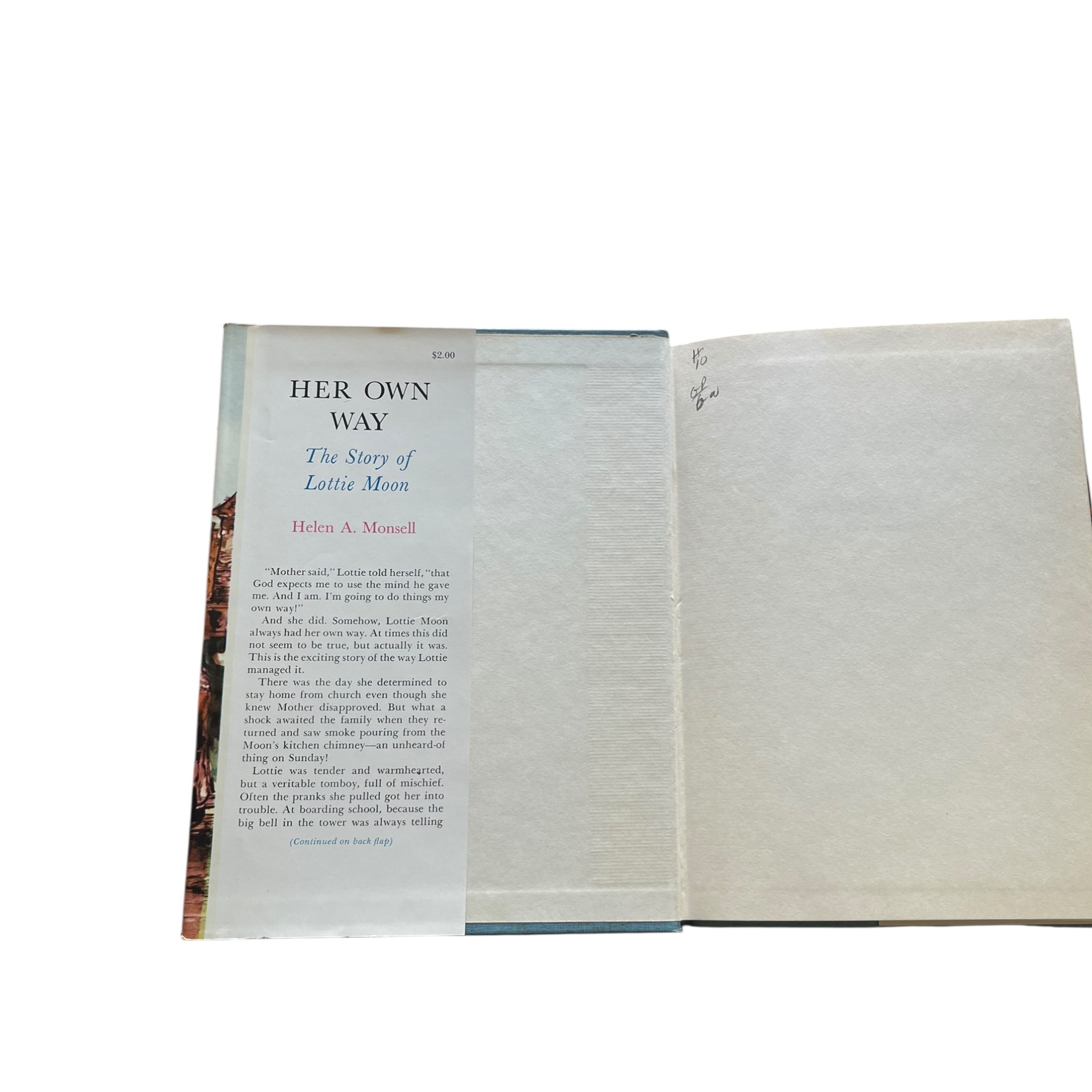 Her Own Way: The Story of Lottie Moon by Helen A. Monsell - Image 3