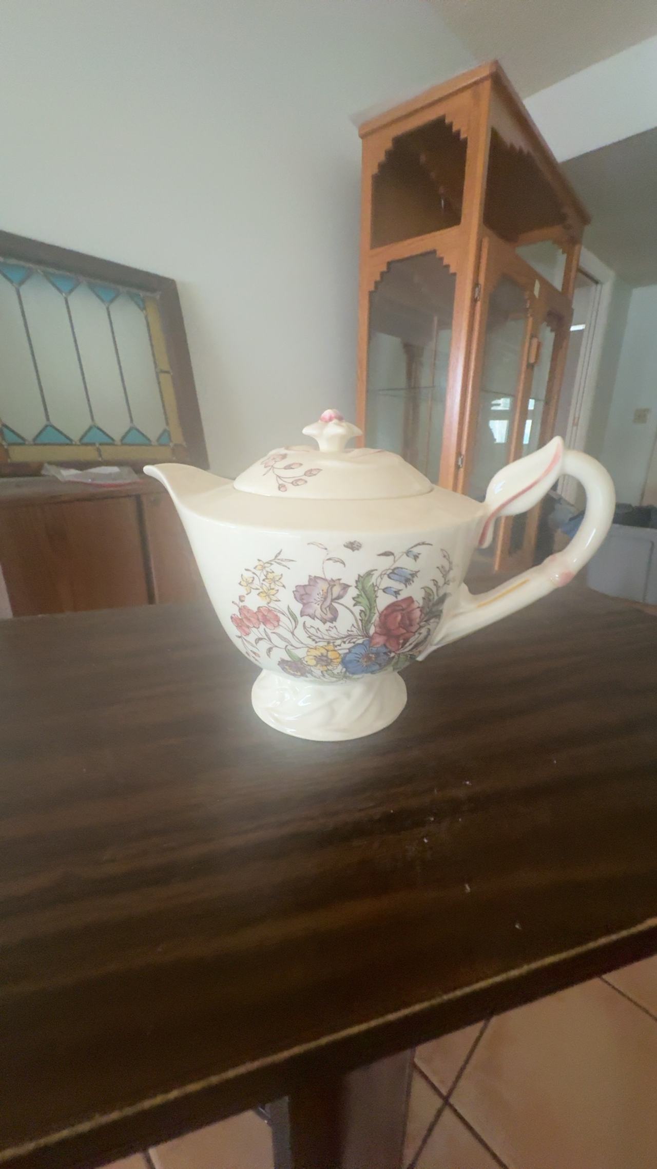 Vernon Kilns May Flower Teapot