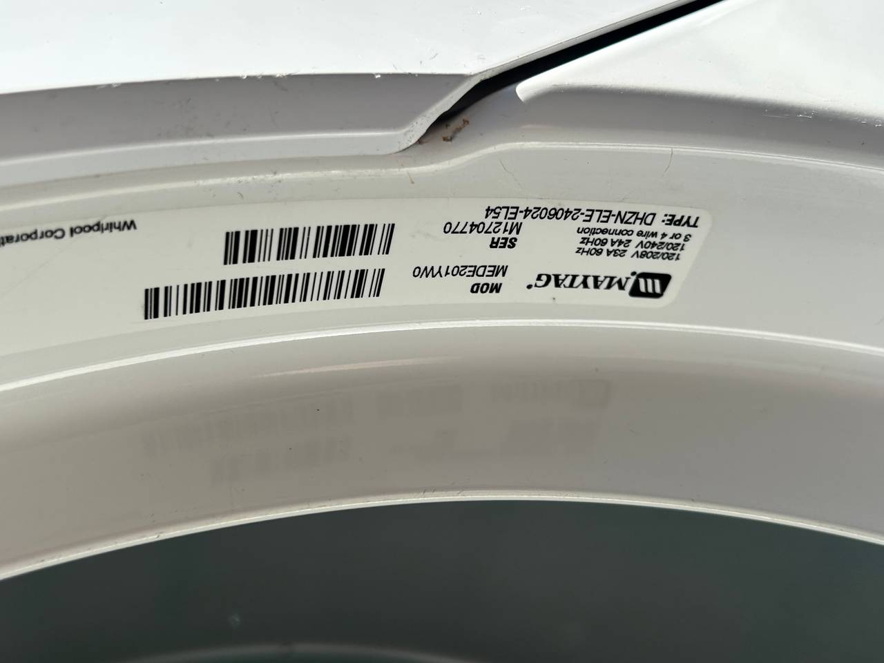 Maytag 2000 Series Electric Dryer