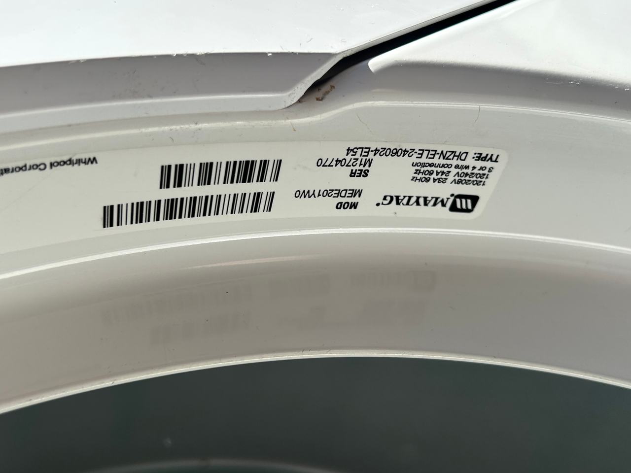 Maytag 2000 Series Electric Dryer