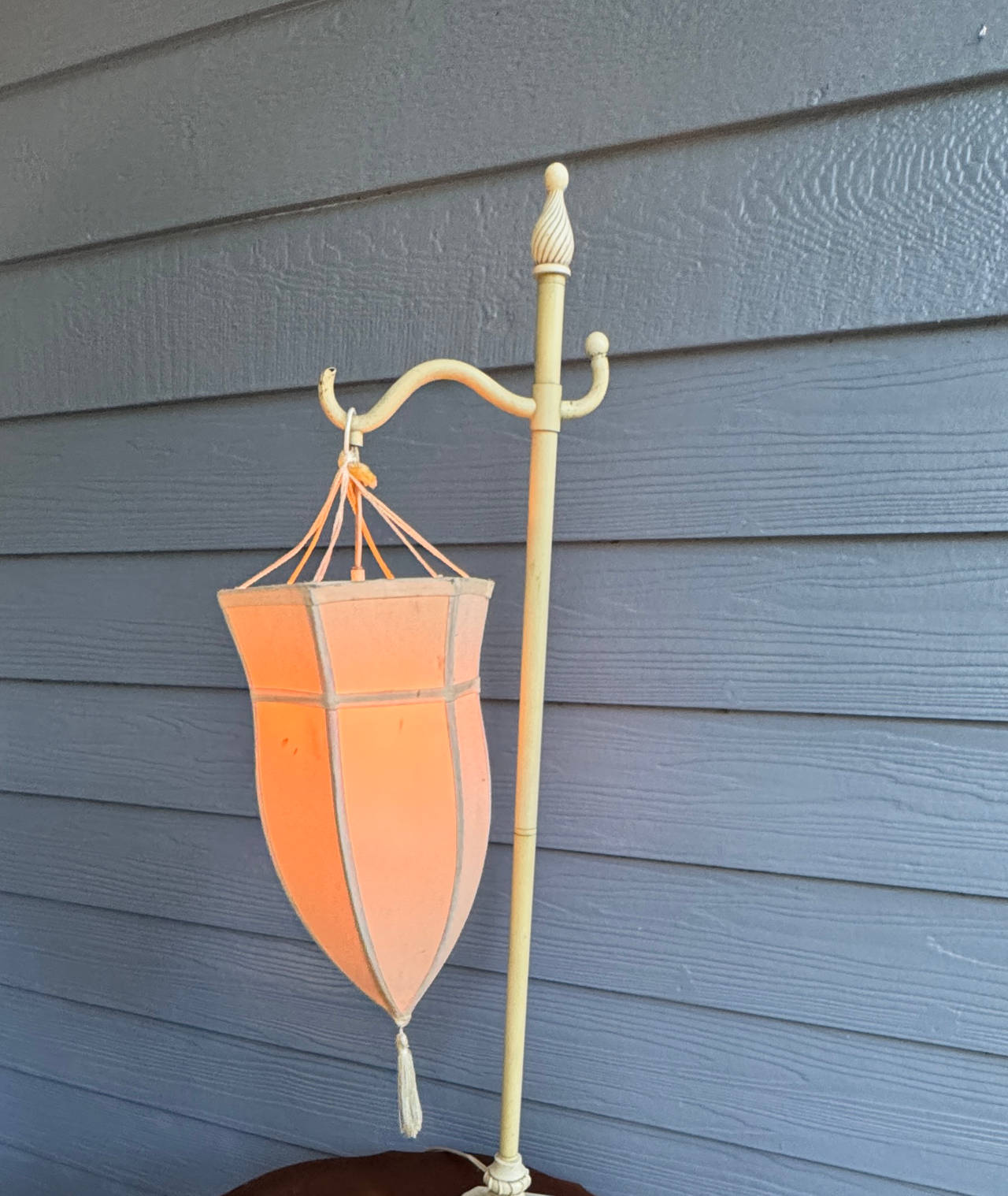 Vintage Moroccan Style Hanging Lantern Floor Lamp