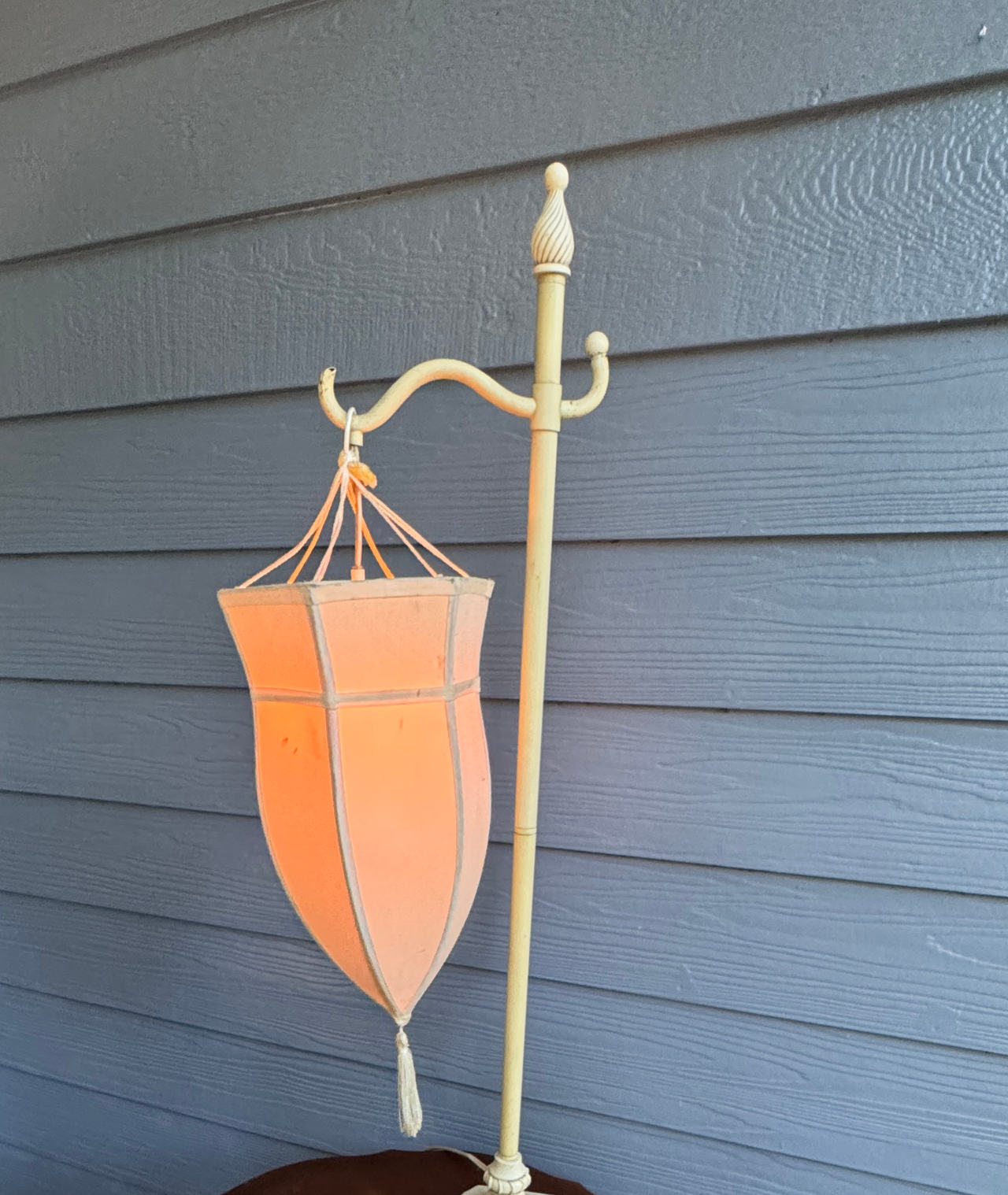Vintage Moroccan Style Hanging Lantern Floor Lamp