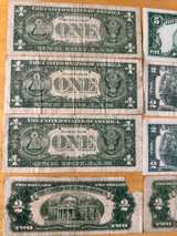 Lot of Vintage $1, $2, and $5 Red and Blue Seal Notes - Image 6
