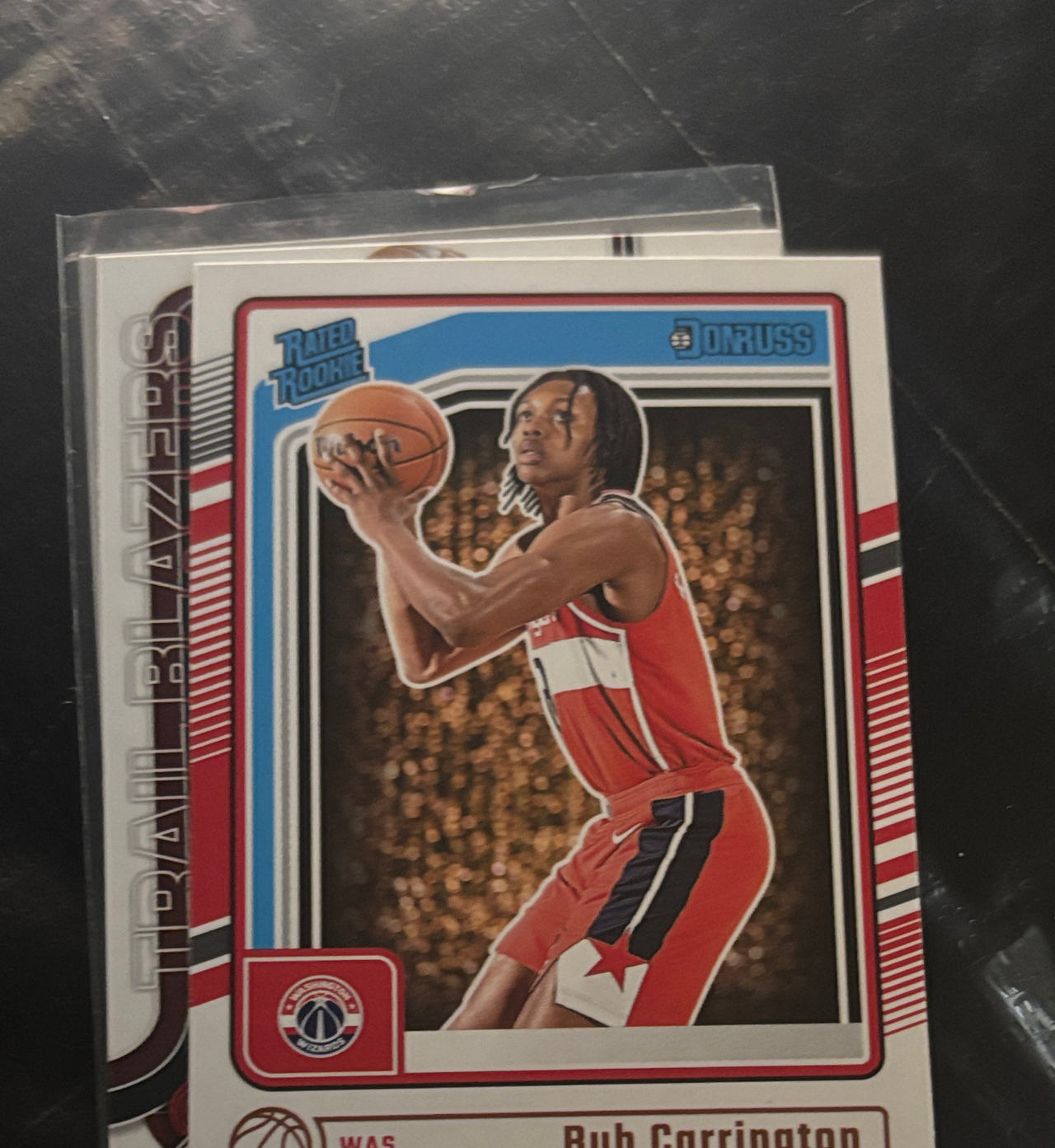 2024-25 Panini Donruss Bub Carrington Rated Rookie #218