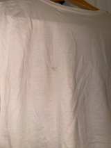 Comme des Garçons PLAY White T-Shirt with Red Heart Medium - Image 4