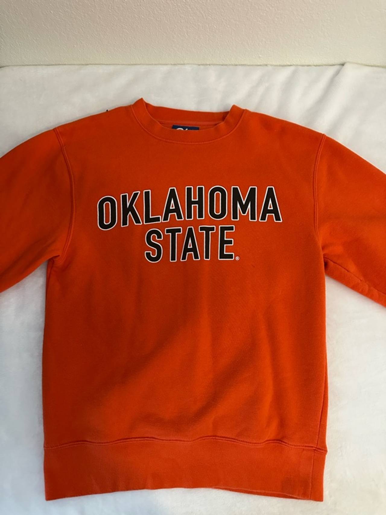 Russell Athletic Oklahoma State Cowboys Orange Crewneck Sweatshirt