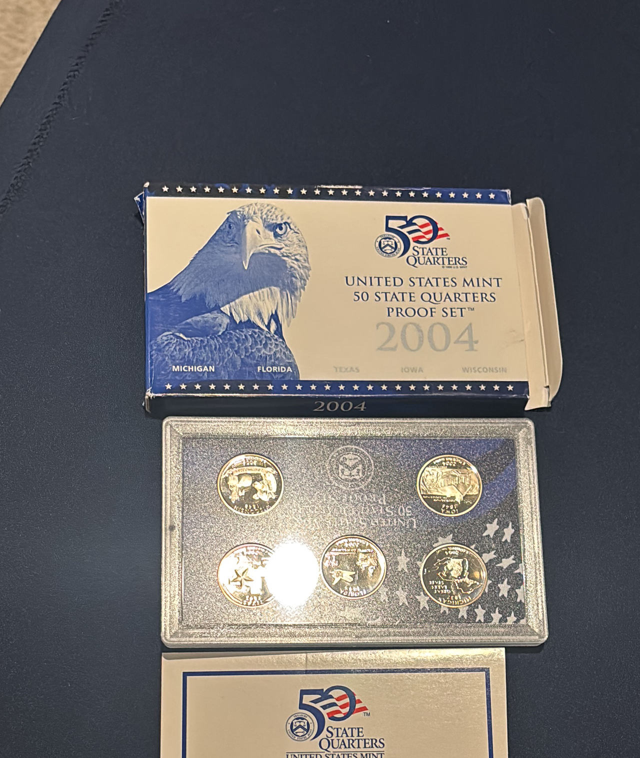 2004 United States Mint 50 State Quarters Proof Set
