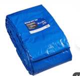 Everbilt 30 ft. x 50 ft. Blue Medium Duty Tarp - Image 1