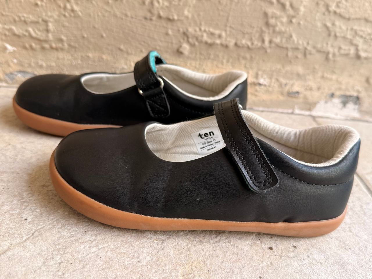 Ten Little Mary Jane Shoes Black Size 11