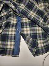 **Vintage 60's 100% Virgin Wool Pendleton Plaid Flannel Shirt - Image 4