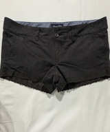 Women’s American Eagle Black Eyelet Lace Trim Shorts size 8 - Image 1