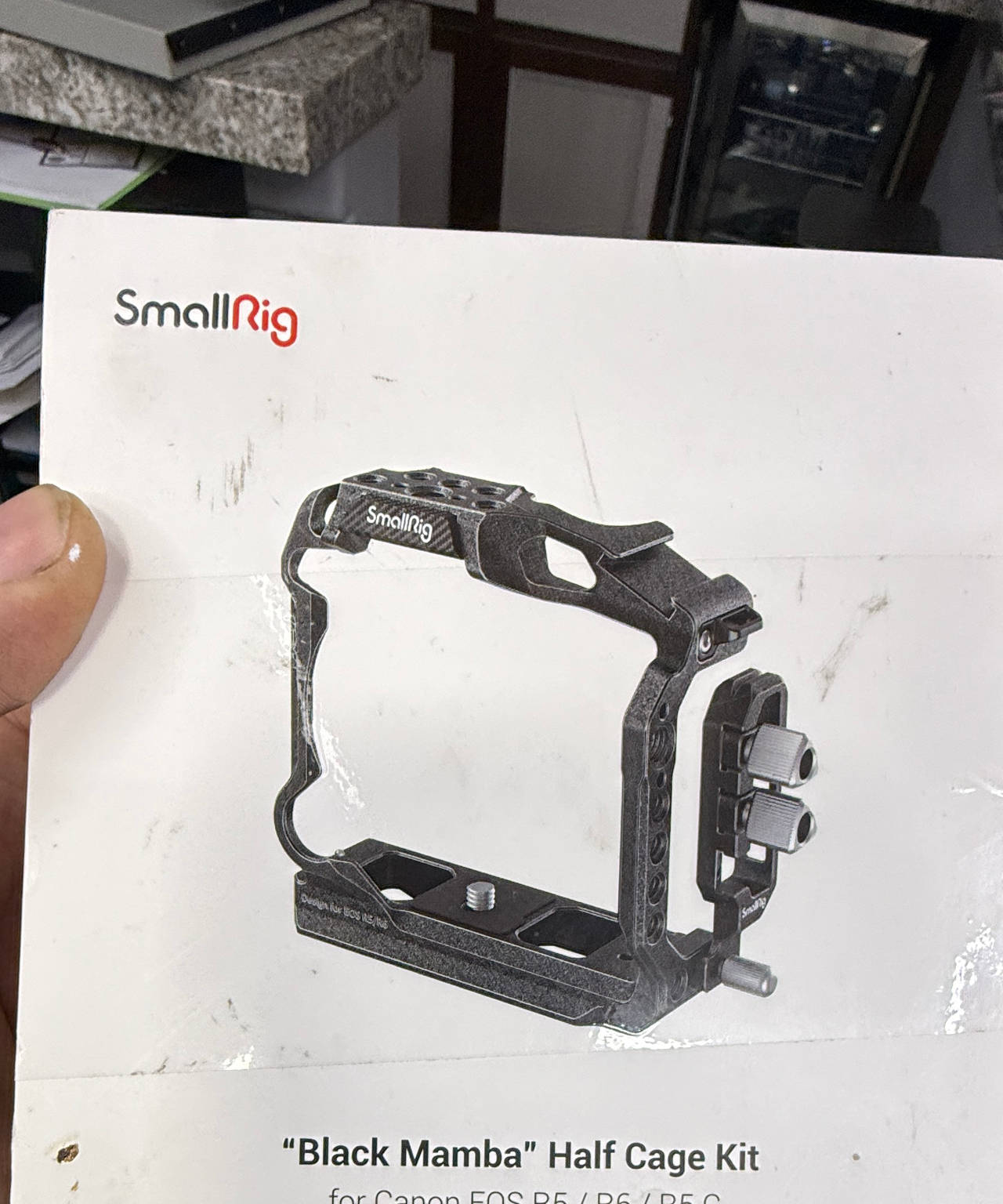 SmallRig "Black Mamba" Half Cage Kit for Canon EOS R5 / R6 / R5 C 3656