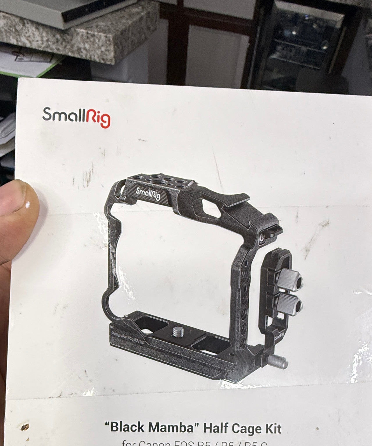SmallRig "Black Mamba" Half Cage Kit for Canon EOS R5 / R6 / R5 C 3656