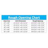 JELD-WEN 2-Panel Square Top White Interior Door - Image 3
