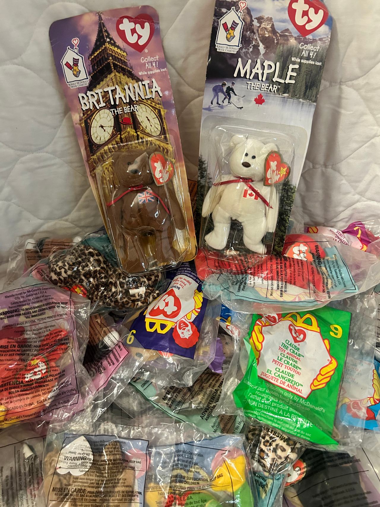 Ty McDonald's Teenie Beanie Babies Lot