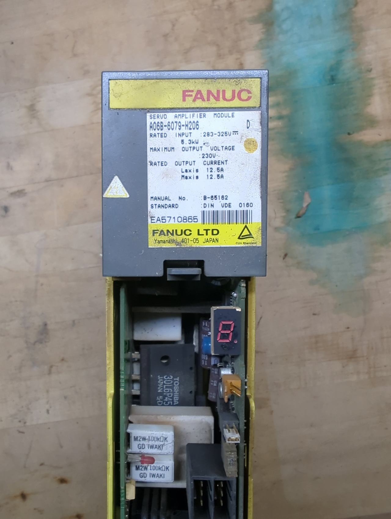 Fanuc Alpha Servo Amplifier Module A06B-6079-H206