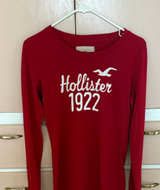Hollister 1922 Graphic Long Sleeve T-Shirt - Image 1