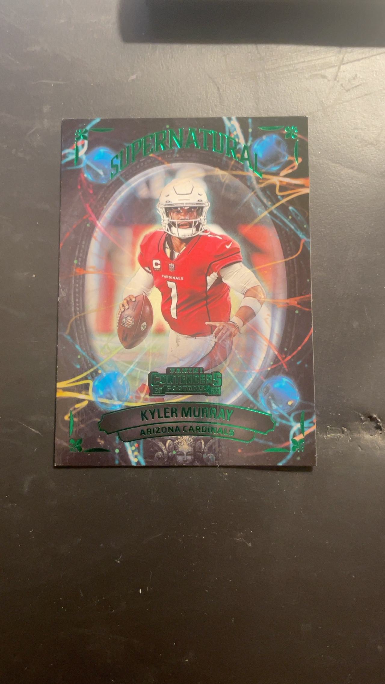 Panini Contenders Supernatural Emerald Kyler Murray Card