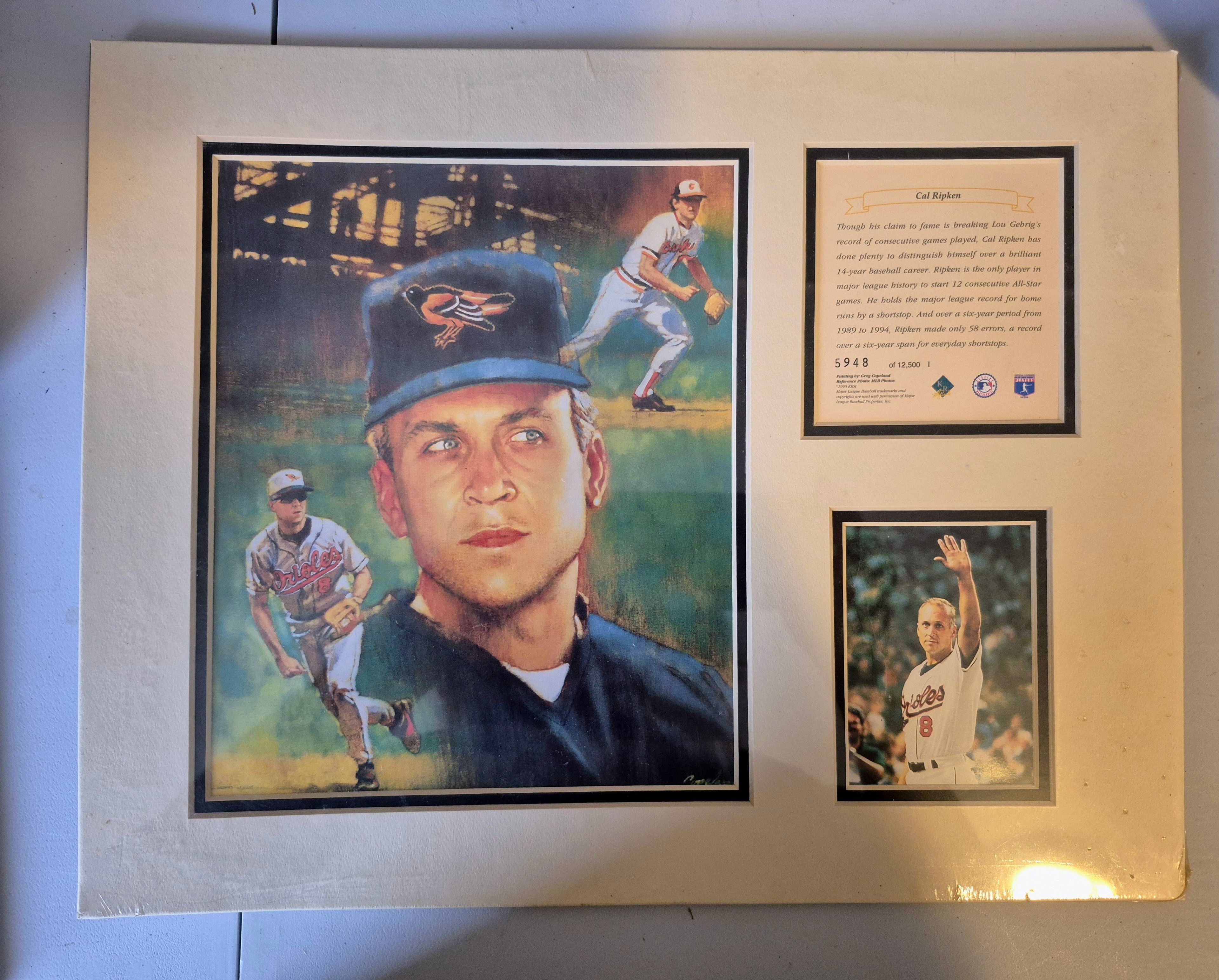 Upper Deck Cal Ripken Jr. Limited Edition Commemorative Art Print