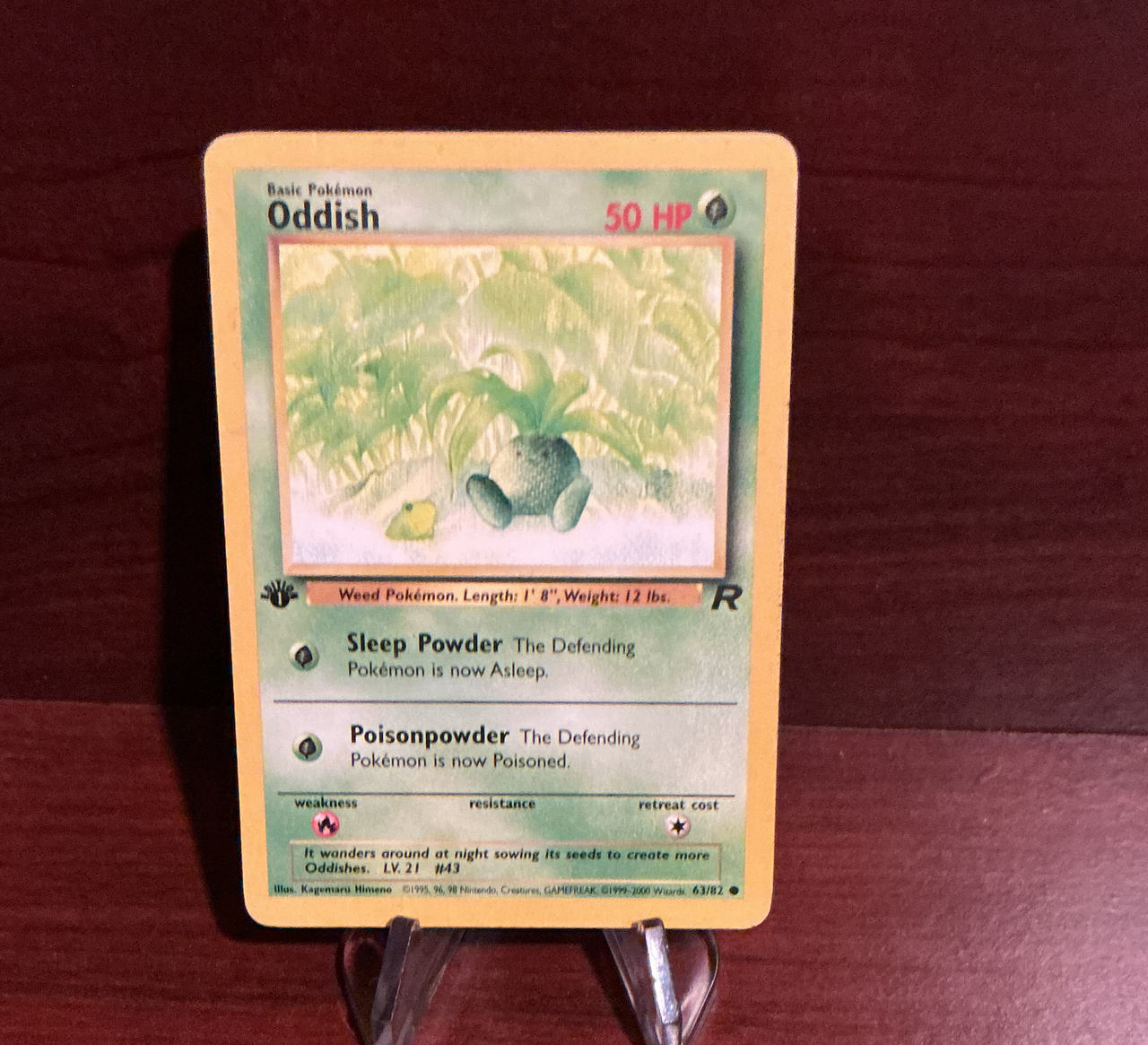 Oddish Team Rocket 63/82 Unlimited