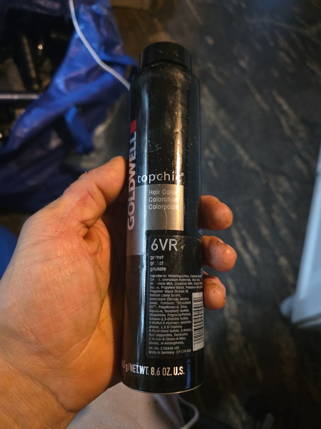 Goldwell Topchic Hair Color 6VR Garnet 8.6 oz