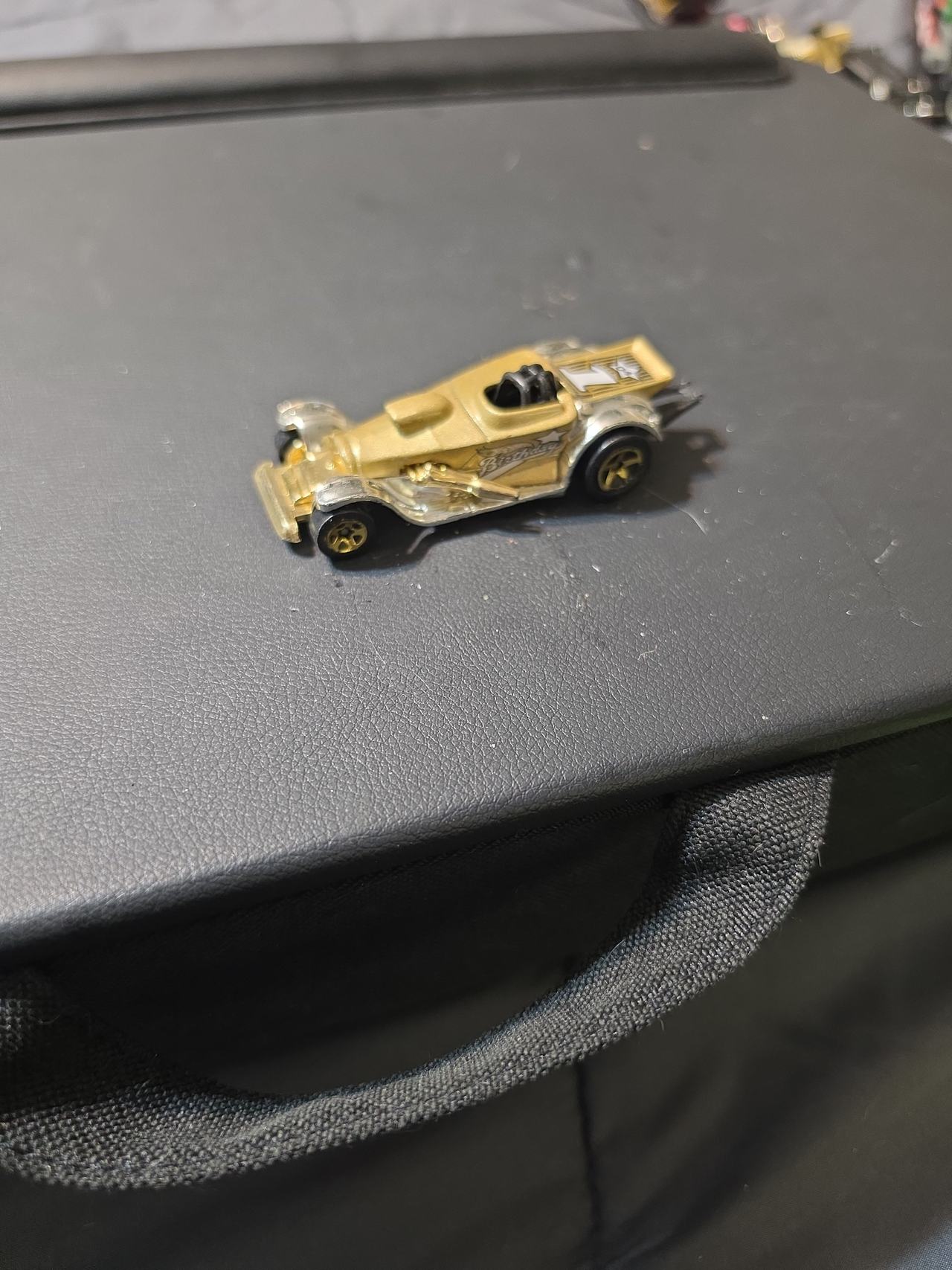 Hot Wheels Birthday Car Gold