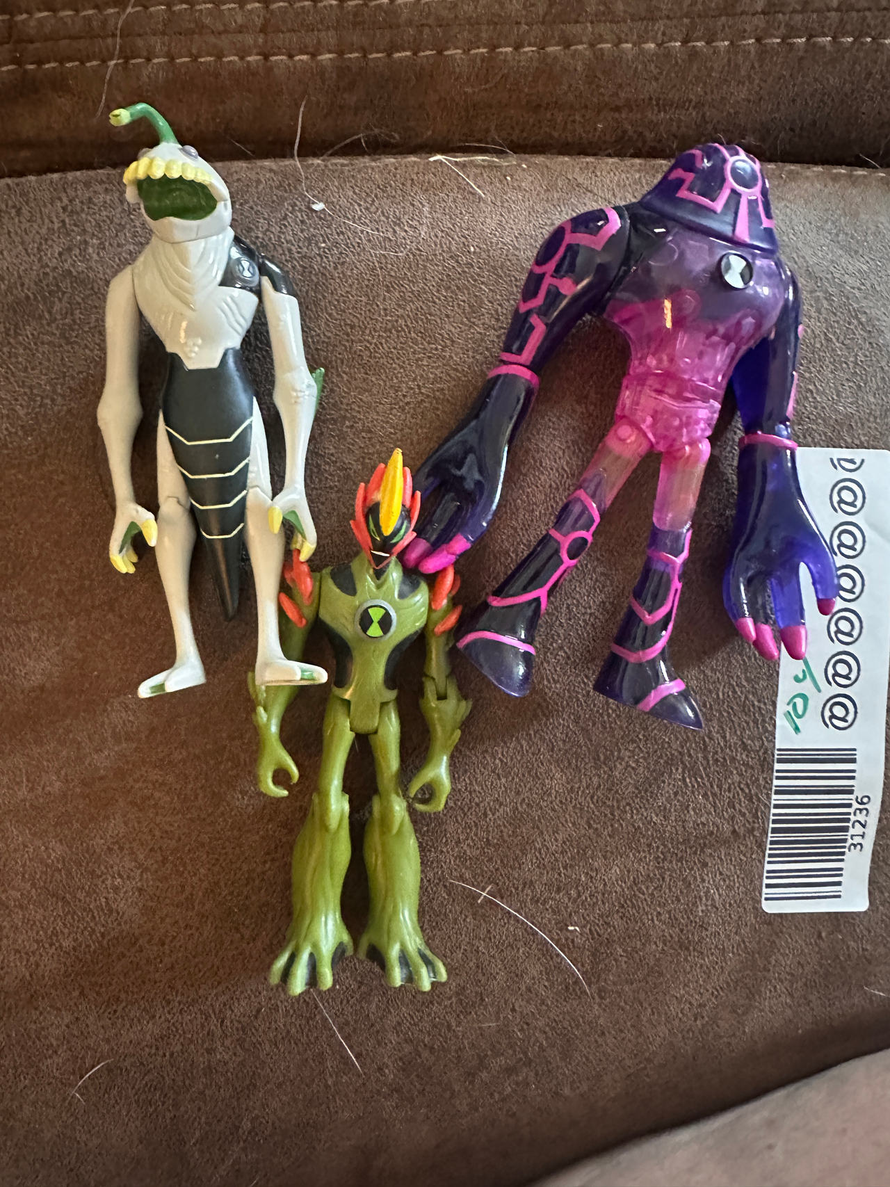 Ben 10 Alien Action Figure Lot (Ripjaws, Swampfire, Upgrade)