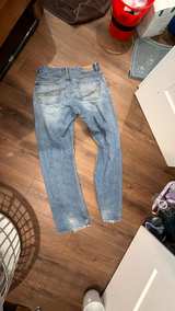 Wrangler baggy jeans, decent condition has slight heel bite at the bottom. - Image 2