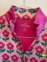 Masters Kids Girls XL Floral Quarter-Zip Pullover - Image 3