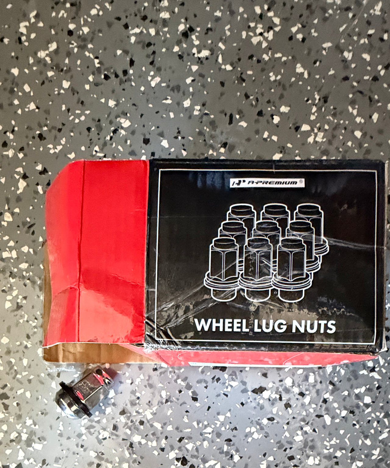 A-Premium Wheel Lug Nuts Mag Seat with Washer