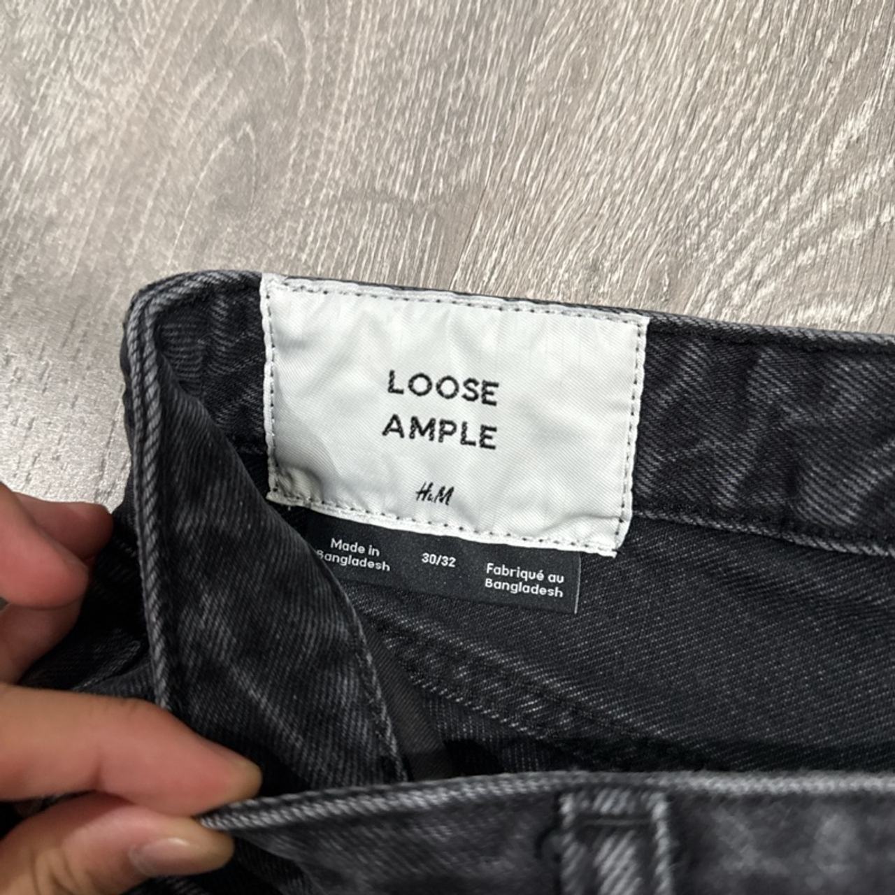 H&M Loose Fit Jeans Black