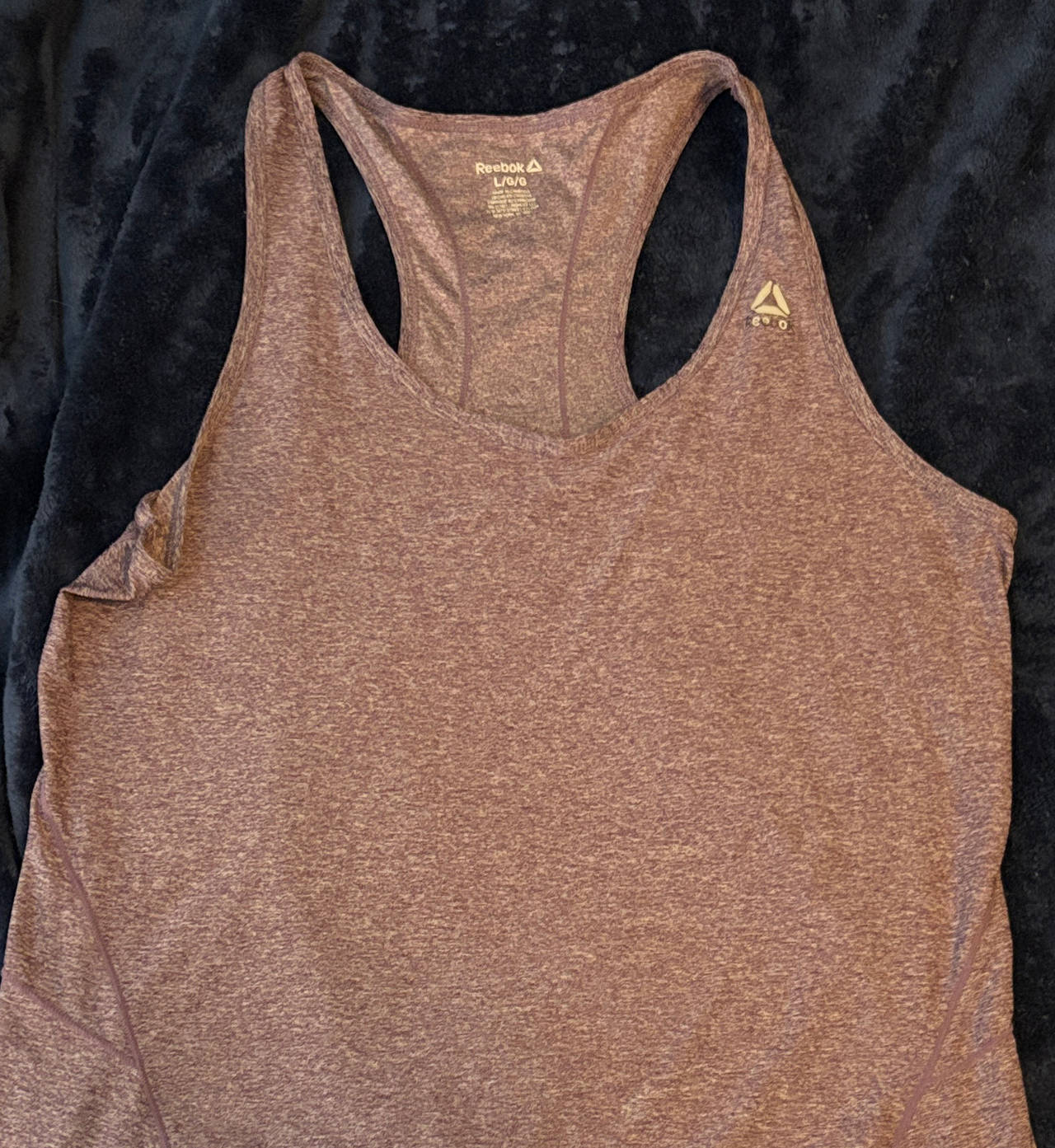 Reebok Women's Heathered Racerback Tank Top