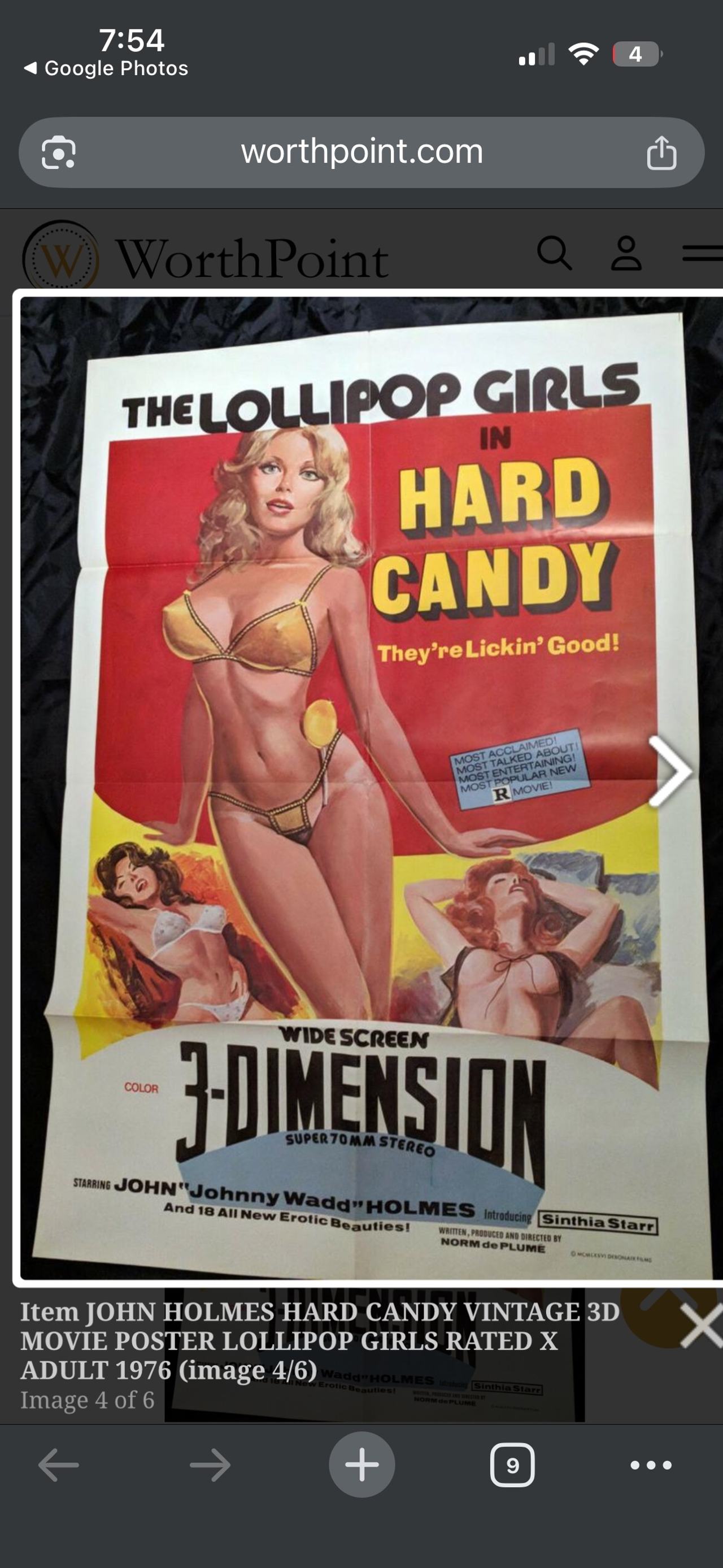 Hard Candy 1976 The LOLLIPOP GIRLS Original Movie Poster