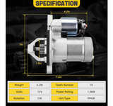 17982 Starter Motor Compatible with Nissan Cube Juke NV200 Sentra Versa - Image 8