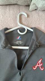Majestic Atlanta Braves Quarter-Zip Polo Shirt - Image 5