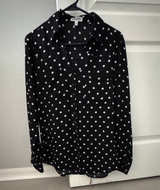 Express Polka Dot Portofino Slim Fit Shirt - Image 1