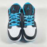 Air Jordan 1 Low Laser Blue Black White - Image 2