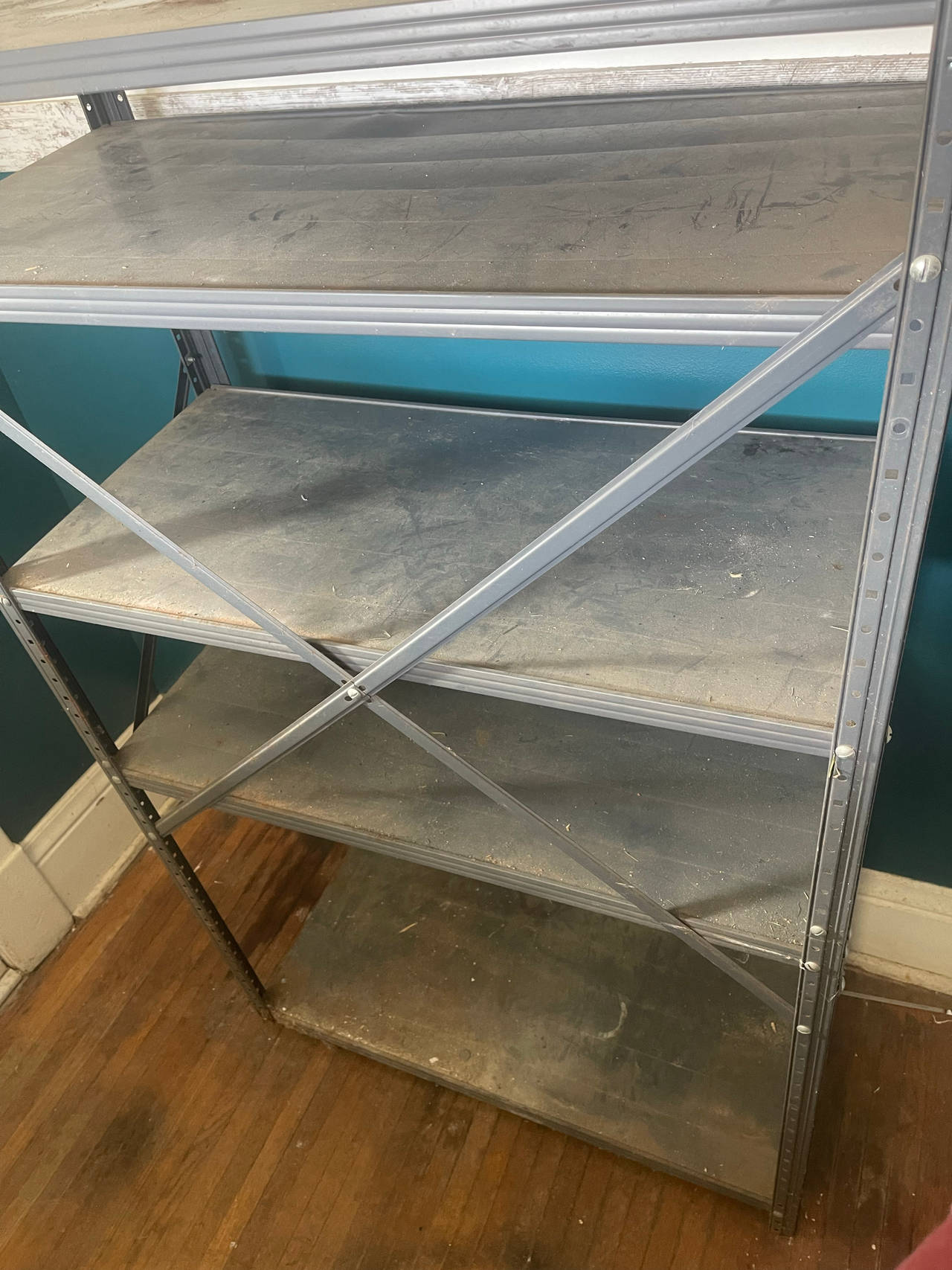 4-Tier Metal Industrial Shelving Unit