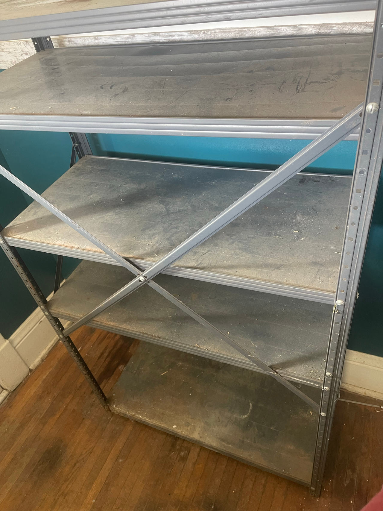 4-Tier Metal Industrial Shelving Unit