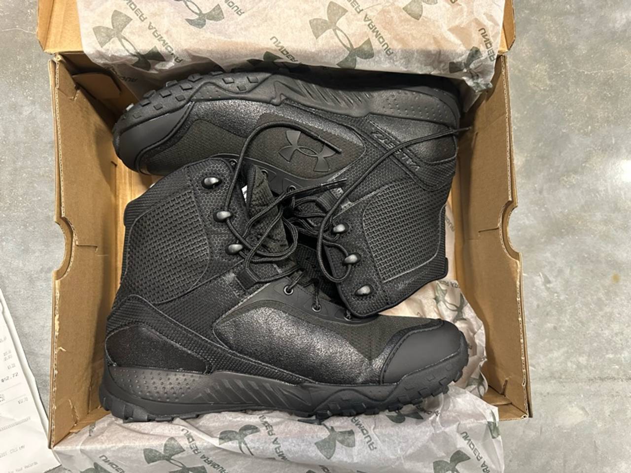 Under Armour Valsetz RTS 1.5 Tactical Boots Black. Size 8.5 Men’s 