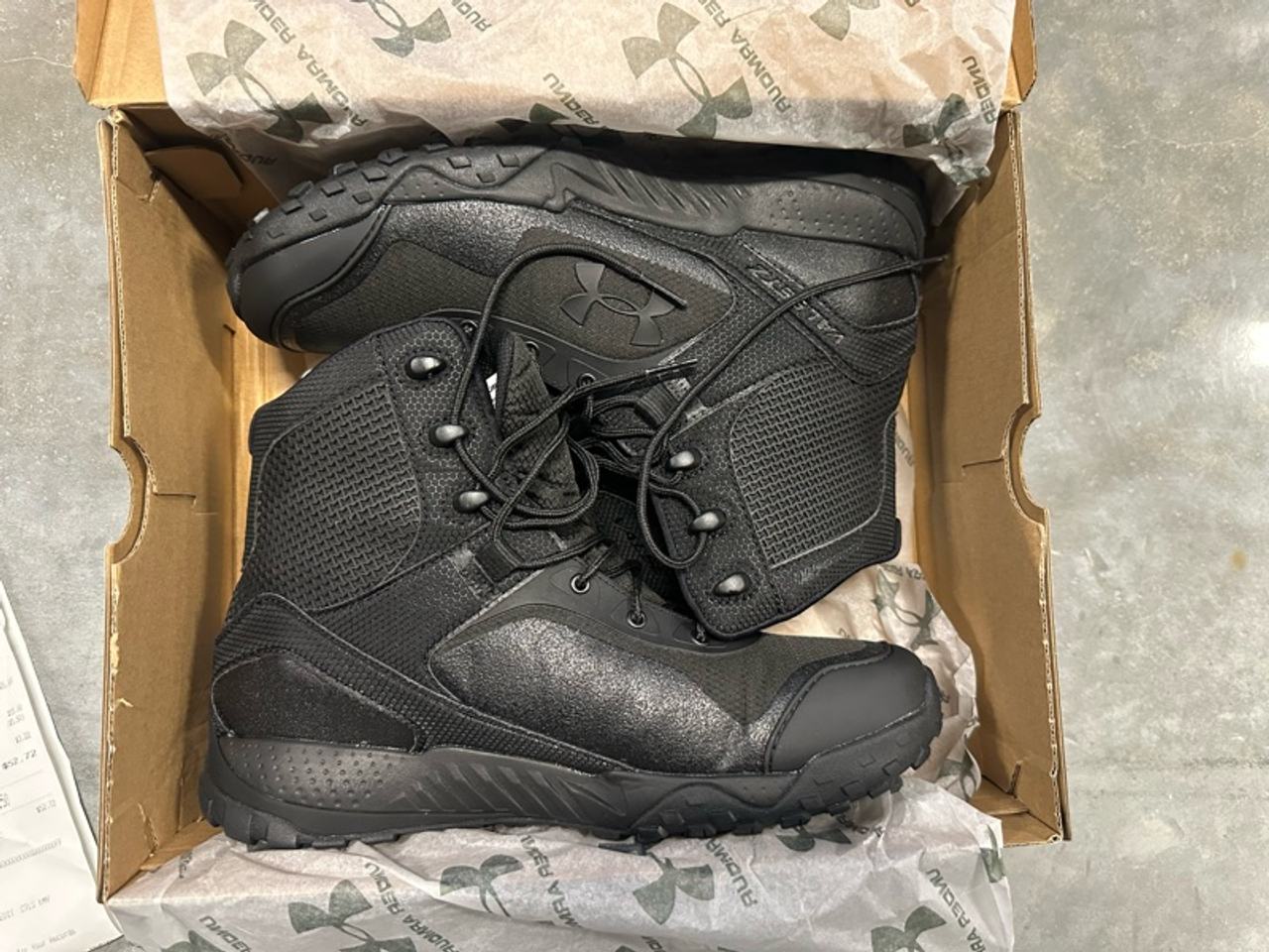 Under Armour Valsetz RTS 1.5 Tactical Boots Black. Size 8.5 Men’s 